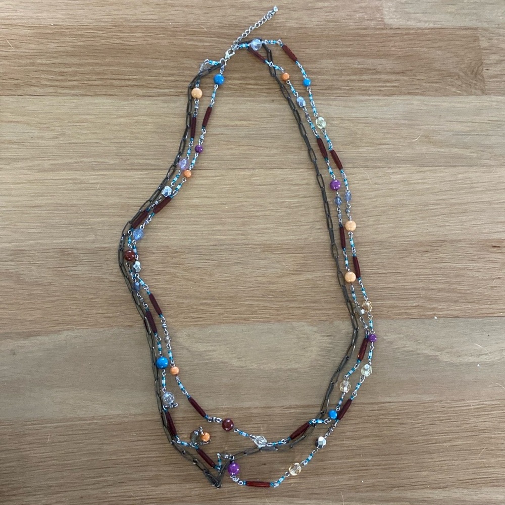 Boho Layered Multicolored Necklace